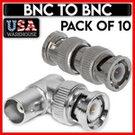 10PCS Bnc Connector Coax Cable Straight Coupler Right Angle Adapter New. Price: $14.59.