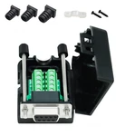 Dtech DB9 Breakout Connector DB-9 Female RS232 + Long Bolts, Black New. Price: $11.89.
