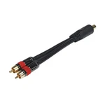 Monoprice 6261 Rca(f) To Rca(m) Coaxial Splitter Adpt 14C229 New. Price: $6.99.