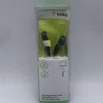 Belkin A3L980BT02MBLKS Meter Ethernet Patch Snagless Cat 6 Black Cable Open. Price: $9.00.