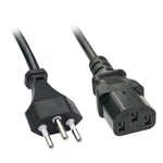 Lindy 30418 Switzerland Black Iec Mains Cable 0,7 New. Price: $18.94.