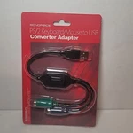 Monoprice PS/2 Keyboard/mouse To Usb Converter Adapter, Black New. Price: $12.97.