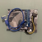 Febsmart Pci-e Riser Pcie Ver 006C Pin 16X To 1X Powered Adapter Card New. Price: $28.95.