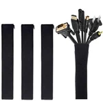 4 Pack Joto Cable Management Sleeve, 19-20 Inch Cord Organizer System With New. Price: $14.31.