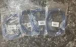 Monoprice CAT5E Ethernet Patch Cable - 7FT Blue, 350MHZ, Utp, Lot Of 4 New. Price: $14.99.