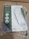 Fellowes Crystals Clear Pvc Binding Covers, 8MIL Letter, 200 Pack 5204303 New. Price: $22.00.