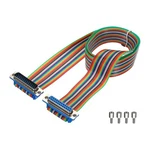 Meccanixity 1 Pcs Idc Rainbow Wire Flat Ribbon Cable DB25 To Female... New. Price: $14.08.