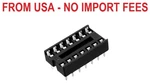 Uxcell 40PCS Dip Ic Chip Socket Adaptor, 2.54MM Pitch Row 14 Flat Pins Solderi New. Price: $10.48.