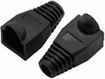 RJ45 Black Strain Relief Boot End Cap For CAT5/5E CAT6 Ethernet Cable Plug Lot New. Price: $8.29.