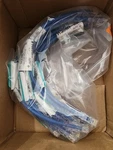 Box Of 10 Panduit NK6PC1BUY Netkey Copper Patch Cord, Category 6, Blue Utp New. Price: $40.00.