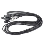 (lot Of 4) 14.5FT Ibm 39M5378 Power Cord 10A/250V Cable C13 C14 Extension Pdu Used. Price: $31.99.