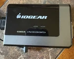 Iogear (GCS932UB) 2-PORT Dvi-d Audio And Mic Usb External Kvm Switch Used. Price: $8.99.