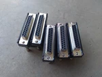 Serial DB25 Pin Female RJ45 Adapter Black Lot Of Used. Price: $15.00.