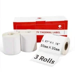 Rolls 50 30MM White Self-adhesive Thermal Label For Phomemo M110/M200 Printer New. Price: $14.39.