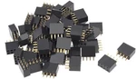 Uxcell 50PCS 2.54MM Pitch 2X4-PIN Double Row Straight Connector Female Black New. Price: $10.77.