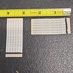 Eunsung E129545 Awm 20861 16P Flat Ribbon Cable 60V 1A VW-1 White 3IN New. Price: $10.00.