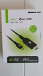 Usb-c To 4K Hdmi Cable , Iogear Sealed In Box Model G2LU3CHD02 New. Price: $12.99.