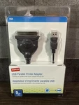 Staples Usb Parallel Printer Adapter Ft/pi 1.5M New & Sealed. Price: $7.99.