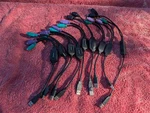 Usb To PS/2 Dual PS2 Converter Adapters - Nine Of Them Monoprice & Other Brand Used. Price: $22.00.