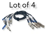 (4) Hp 407337-B21 External Mini Sas 1M Cable 407338-B21, 408766-001, 407344-002 Used. Price: $39.99.