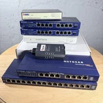 Of 8 Networking Equipment Netgear Arlotto Red Hawk Includes Cords Used. Price: $80.00.