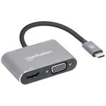 Manhattan 130691 Usb-c To Hdmi & Vga 4-IN-1 Docking Station Conv Nuovo. Price: $63.05.