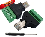 Aaotokk RJ45 Screw Terminal 8C 8PIN Female Bolt New. Price: $15.32.