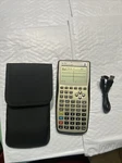 Hp 49G+ Hewlett Packard Graphing Calculator With Cable And Case Tested Used. Price: $130.00.