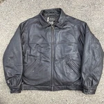 Eddie Bauer Legend Journeyman Down Bomber Jacket Black Leather Men S Xl Pre-owned. Price: $145.00.