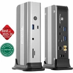 Plugable Thunderbolt 5 Dock - 140W Pd, Dual 6K 60HZ Mac, 8K Win New. Price: $434.32.