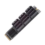 Xiwai Ngff Nvme M-key Pci Express M.2 To Sata 3.0 6GBPS 9 Ports Adapter Conve... New. Price: $64.27.