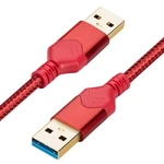Roficord Usb 3.0 Male To Cable, High Speed Data 1 Ft, Red New. Price: $14.23.