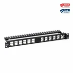 Trendnet TCKP24SA 24-PORT Angled Keystone Patch Panel Black New. Price: $50.05.