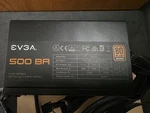 Evga 500-BR 500W Bronze 80 Plus Power Supply Black 100-BR-0500 Used. Price: $24.00.