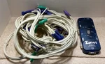 Zonet KVM3004 4-PORT Switch With Cables Used. Price: $35.00.