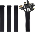 Joto 4 Pack Cable Management Sleeve, 19-20 Inches Cord Organizer System With Zip New. Price: $13.99.