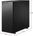 Fractal Design Define 7 Xl Black Brushed Aluminum / Steel E-atx Silent Modular New. Price: $446.21.