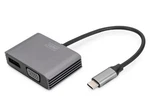 Digitus Usb Type-c 4K 2-IN-1 Displayport + Vga Graphics Adapter New. Price: $48.75.