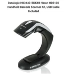 Datalogic HD3130 Bkk 1B Barcode Scanner New. Price: $105.00.