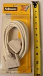 Fellowes 10' Bi-directional Printer Cable P/n 99567 New. Price: $5.00.